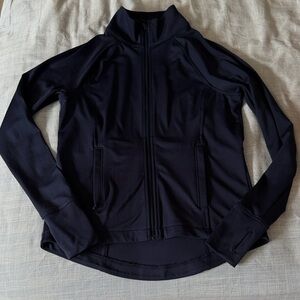Navy Women's Zip-Front Active Jacket